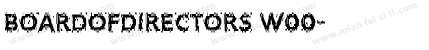 boardofdirectors W00字体转换